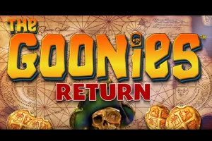 The theme and graphics from the slot game The Goonies